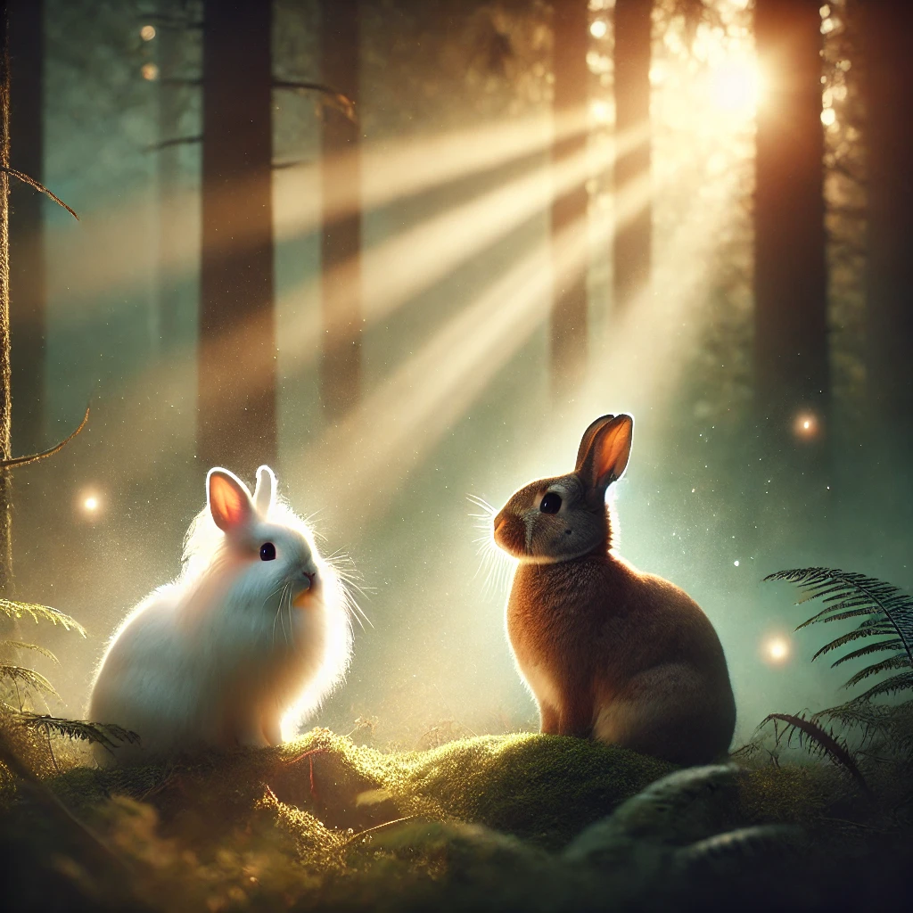 Seeing Two Rabbits Delving into the Spiritual Meanings